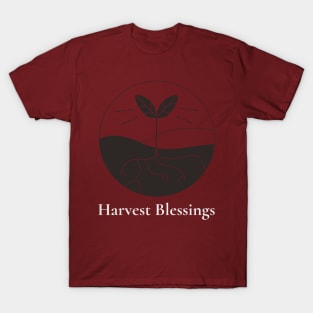 Harvest Blessings Farmhouse Decor Autumn T-Shirt